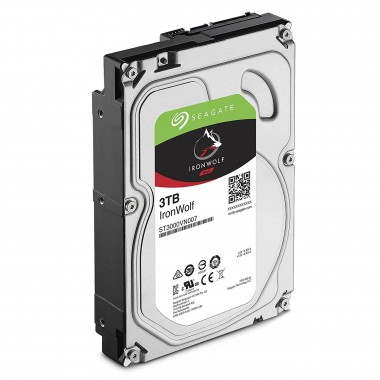 Жесткий диск Seagate SATA 3000Gb, SkyHawk Guardian Surveillance, 5900 rpm, 64Mb buffer (ST3000VX010)